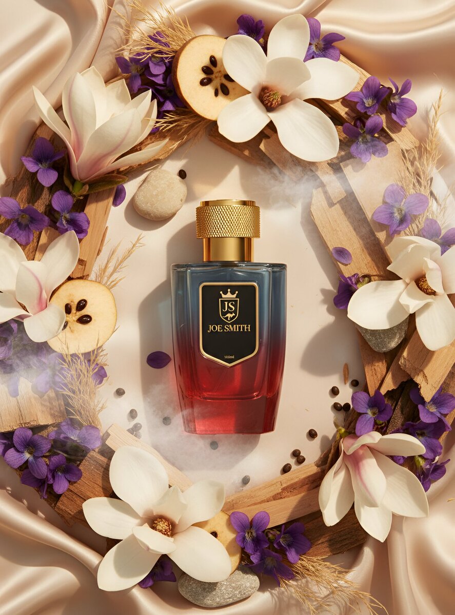 Joe Smith perfume product photograph