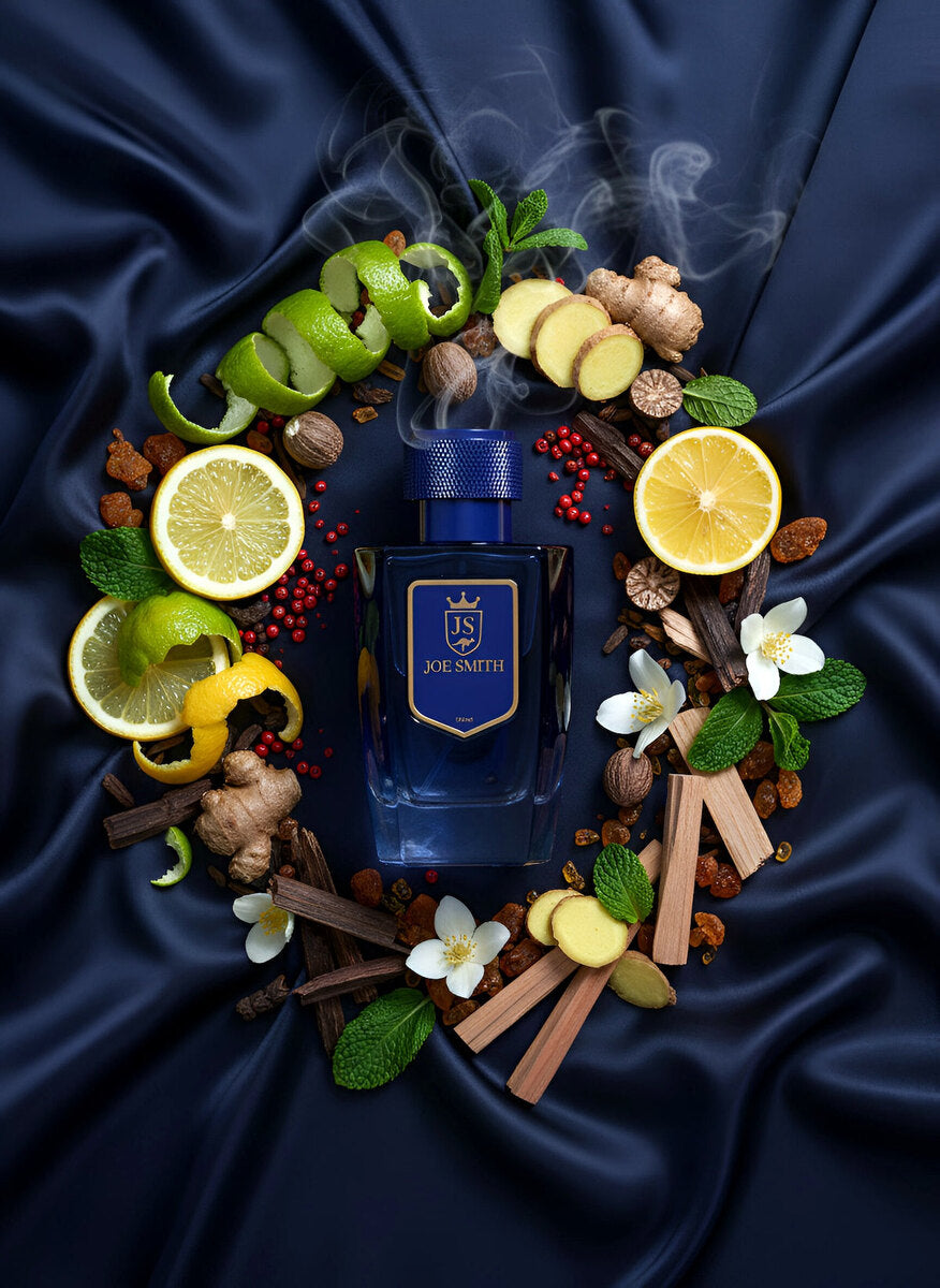 Joe Smith perfume product photograph