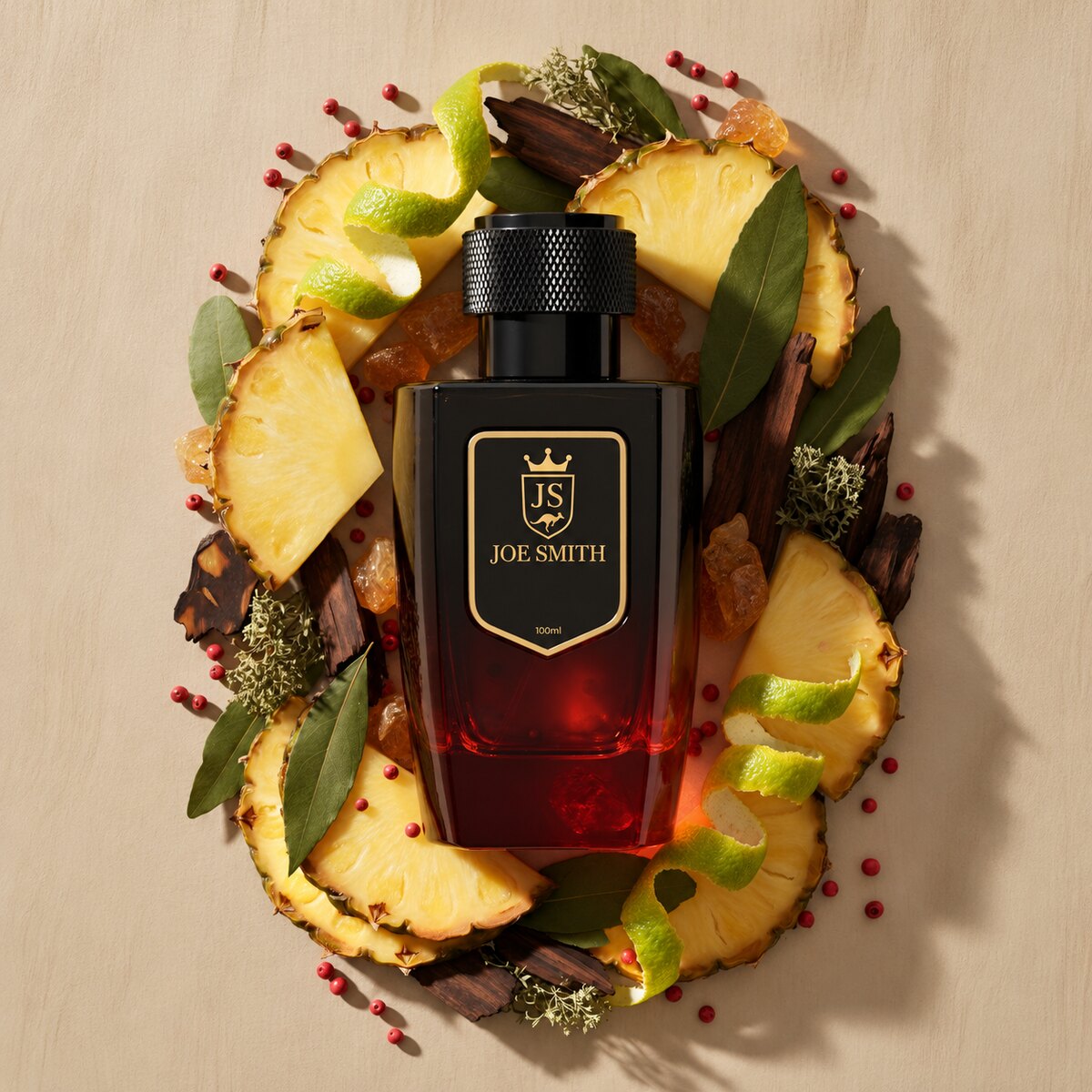 Joe Smith Sunlit Smoke Absolu perfume — product photograph