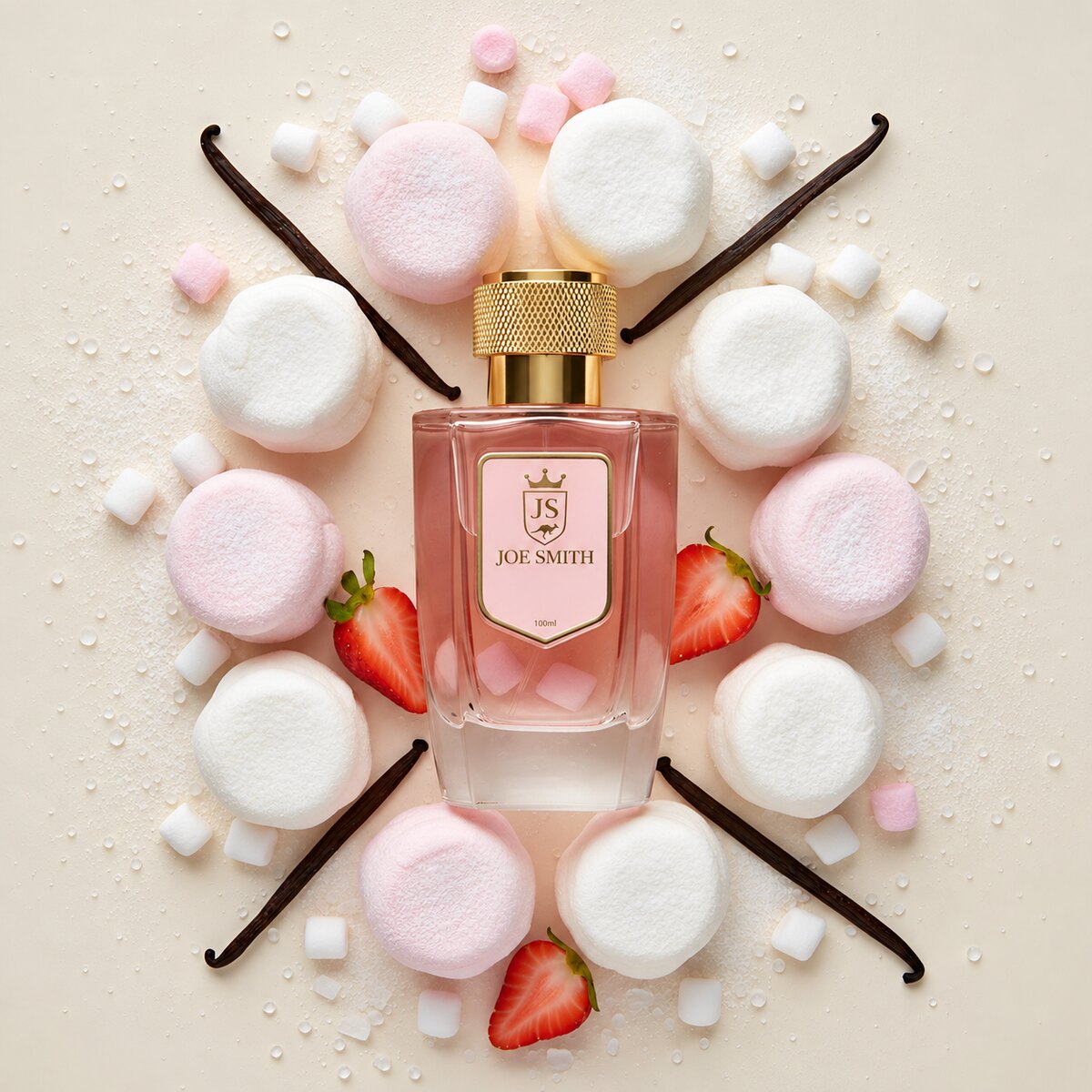 Joe Smith Vanilla Blush perfume — product photograph