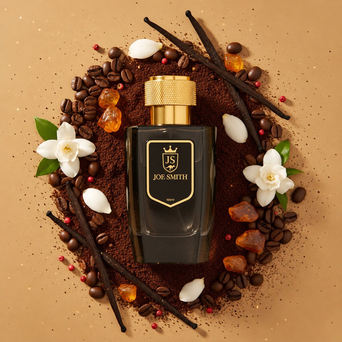 Joe Smith Black Opal perfume — product photograph