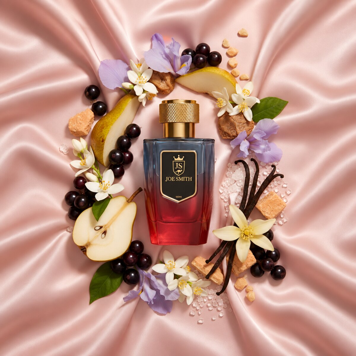 Joe Smith Crystal Valley perfume product photograph