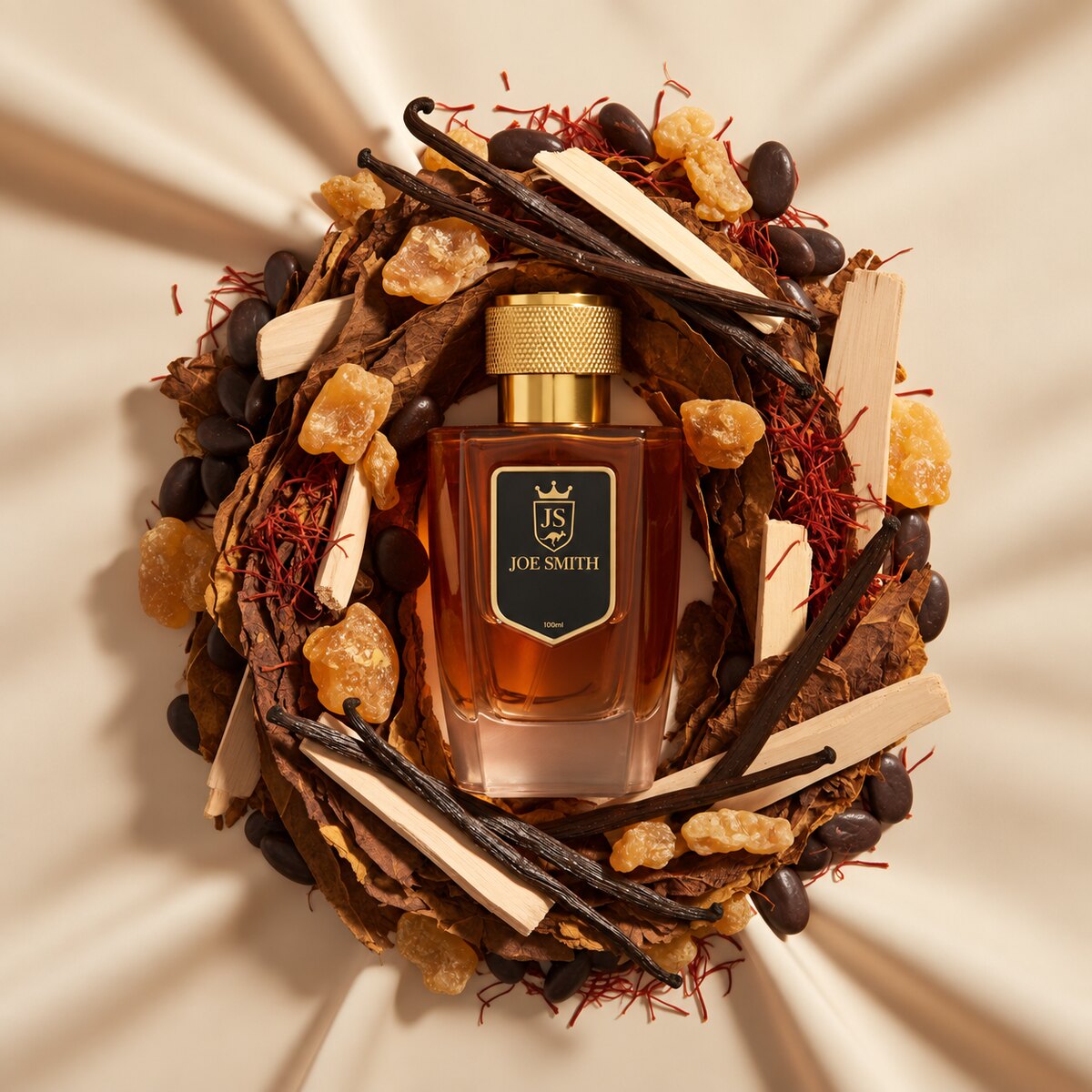 Joe Smith Gilded Dune perfume — product photograph