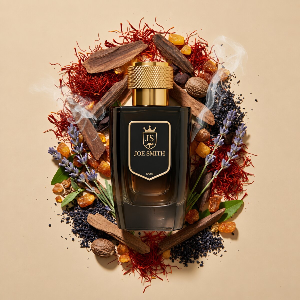 Joe Smith Ironwood Crest perfume — product photograph