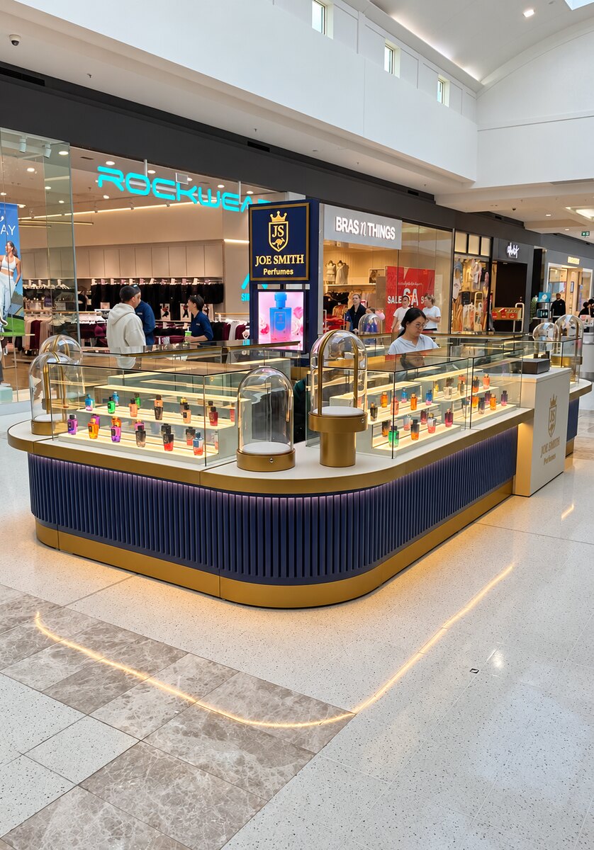 Joe Smith kiosk at Westfield Carousel