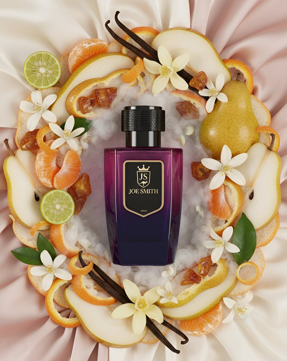 Joe Smith perfume product photograph