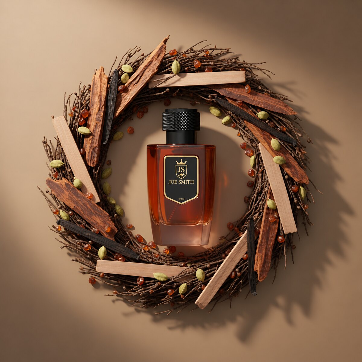 Joe Smith Outback Oud perfume — product photograph