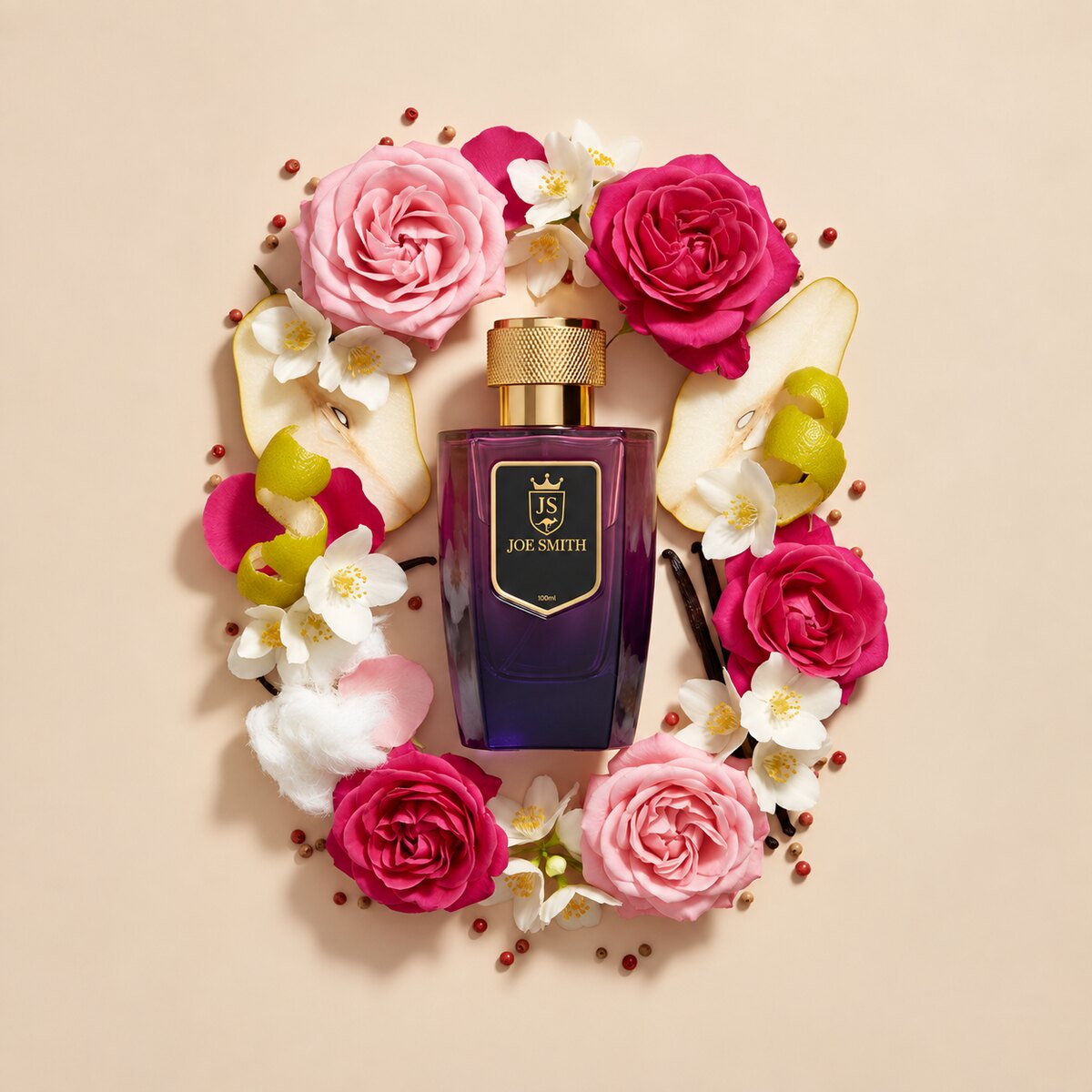 Joe Smith Sandal Sky perfume — product photograph