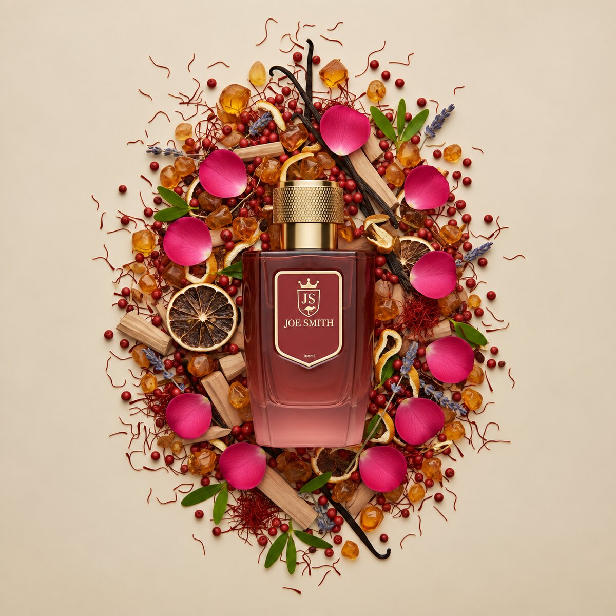 Joe Smith Silk Garden perfume — product photograph