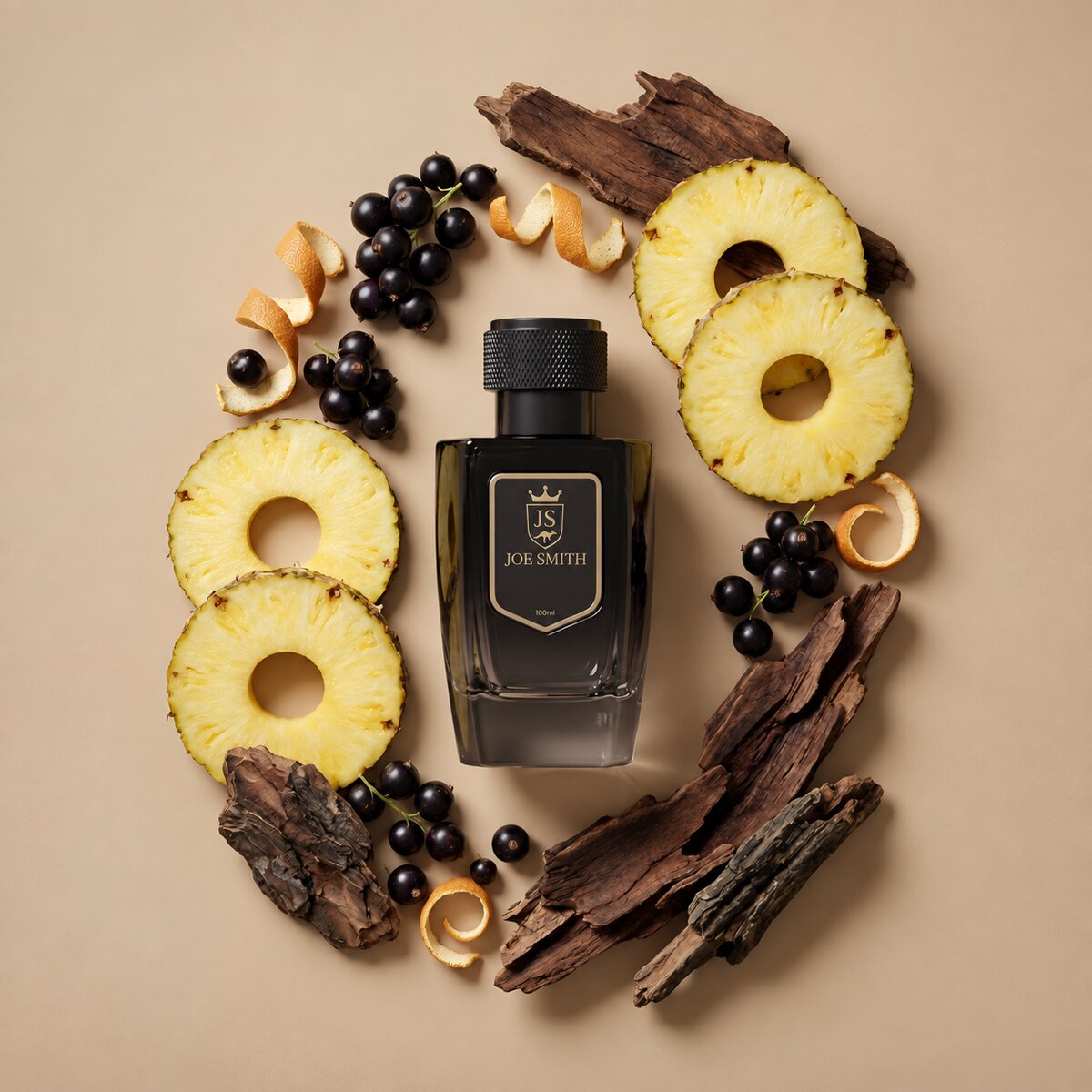 Joe Smith Sunlit Smoke perfume — product photograph