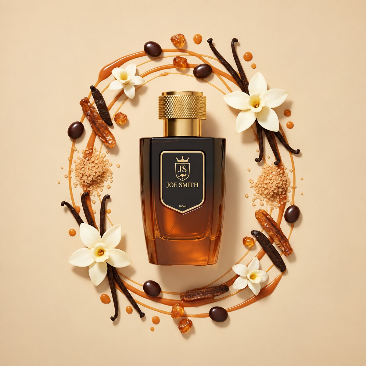 Joe Smith Vanilla Lily perfume — product photograph