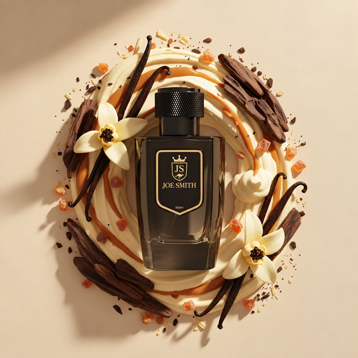 Joe Smith Vanilla Oud Ember perfume — product photograph